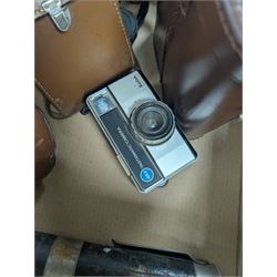 Binoculars including Zenith and Kalimar, cameras including Kodak and Aires and an Ever Ready torch