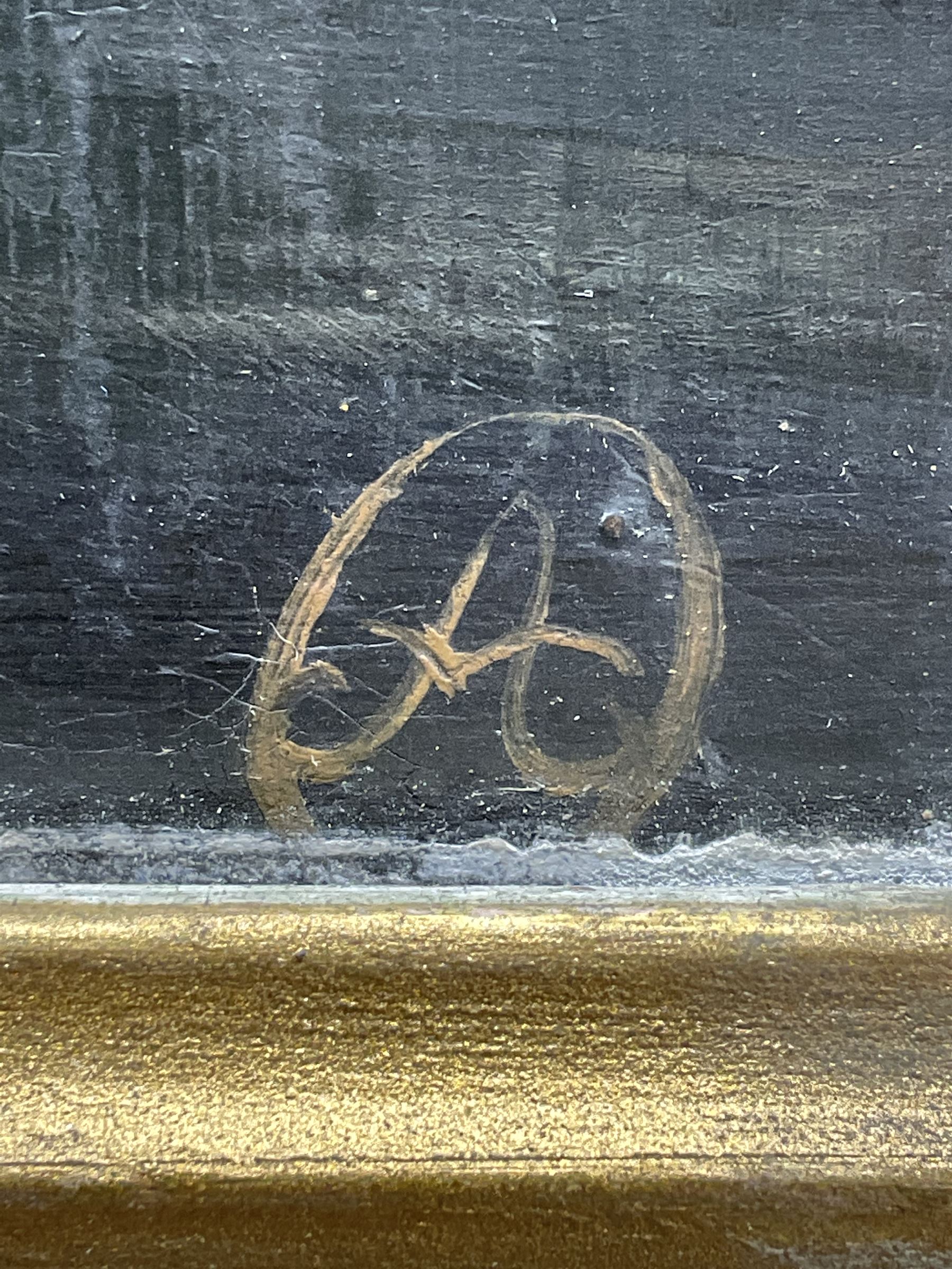 Dutch School (18th/19th century): Still Life of Flowers in a Vase, oil on canvas signed with monogram 90cm x 70cm