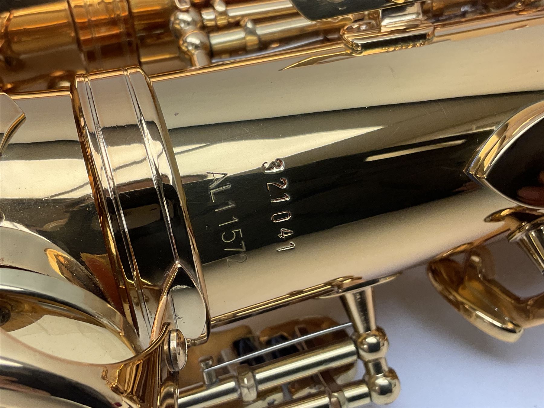 Trevor James Artemis A1 brass alto saxophone AL11572, serial no.321041; in lightweight carrying case with accessories