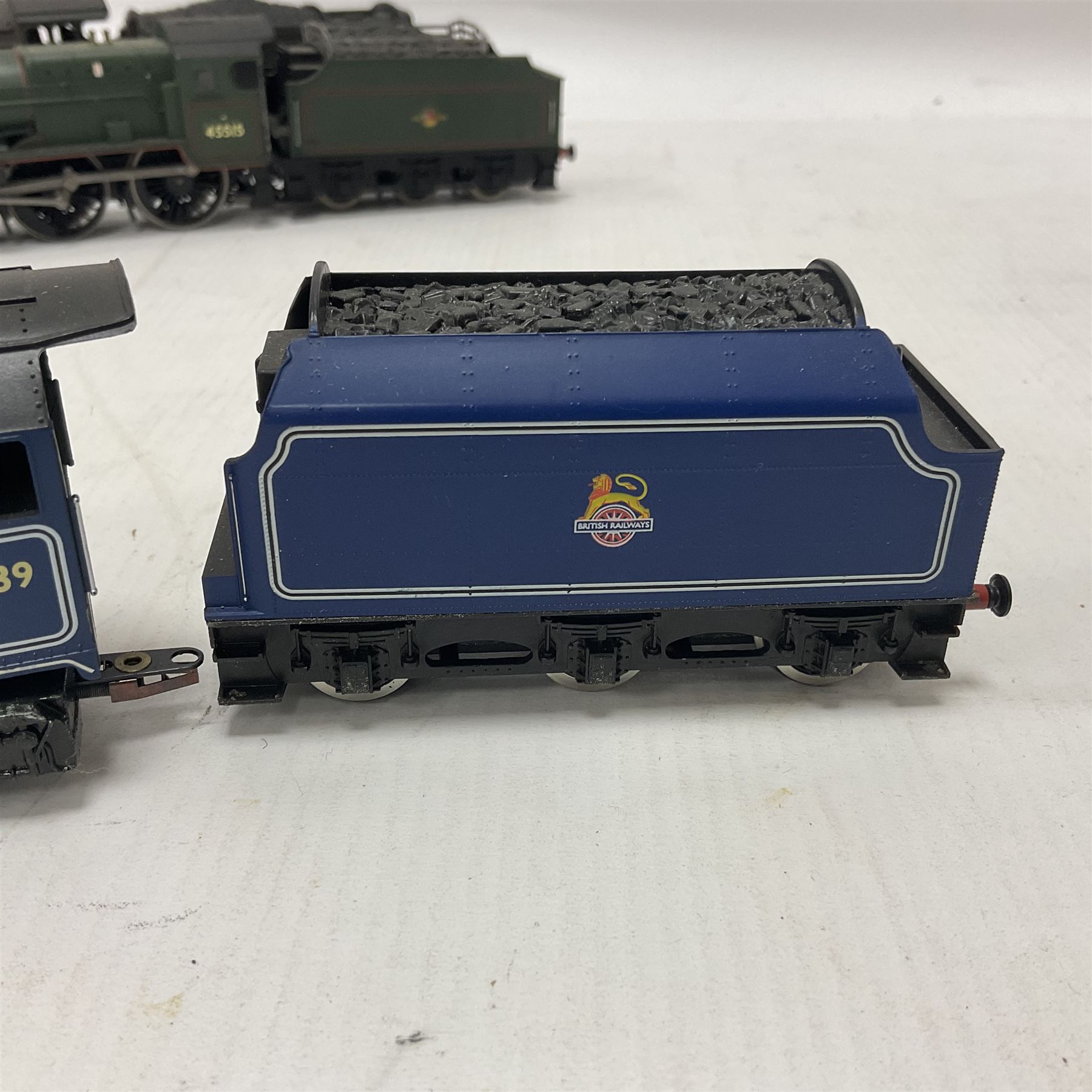 Hornby ‘00’ gauge - Class A3 4-6-2 weathered ‘Flying Scotsman’ locomotive no.60103; Patriot Class 5XP 4-6-2 ‘Caernarvon’ locomotive no.45515; Class 8P 4-6-2 ‘City of Chester’ locomotive no.46239; Saint Class 4-6-0 ‘Clevedon Court’ locomotive no.2937; all unboxed (4)