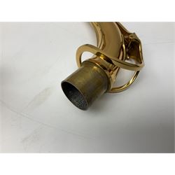 Trevor James Artemis A1 brass alto saxophone AL11572, serial no.321041; in lightweight carrying case with accessories