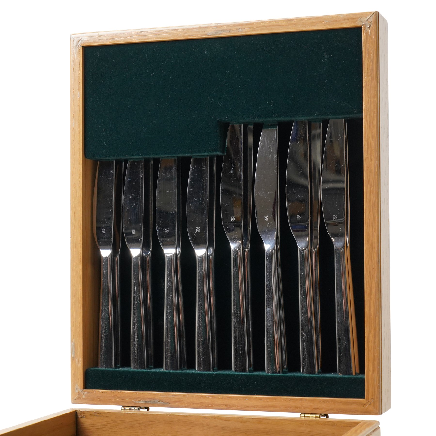 WMF 'Cromargan' pattern cutlery set, for eight covers, boxed