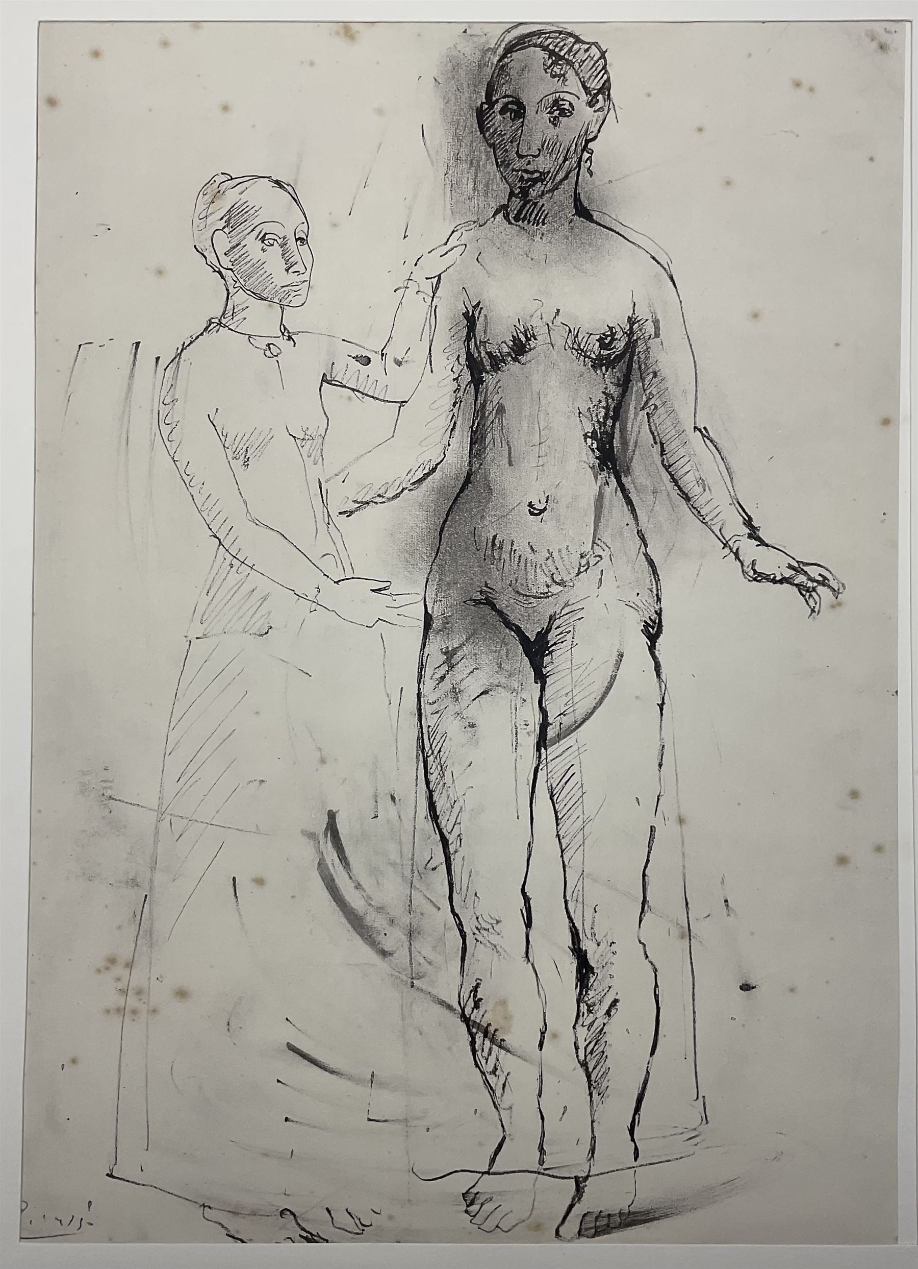 Scofield Thayer (American 1889-1982): 'Living Art' (Twenty Facsimile Reproductions after Paintings, Drawings and Engravings and ten photographs after sculptures by Contemporary Artists), limited edition portfolio of 400 printed at Ganymed Press, Berlin, 1923 
Notes: Scofield was an American Poet and Publisher and editor in chief of the Dial magazine. Living Art contains reproductions of what Thayer believed was the best in the art of the period, containing lithographs of works from his own collection by  Pablo Picasso, Henri Matisse, Gaston Lachaise, Marc Chagall and Edvard Munch. All the works within the folio were owned by Thayer and bequeathed to the MET museum. 