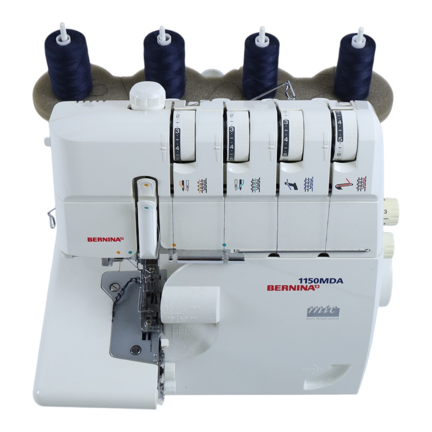 Bernina Overlocker sewing machine with manual and carry case