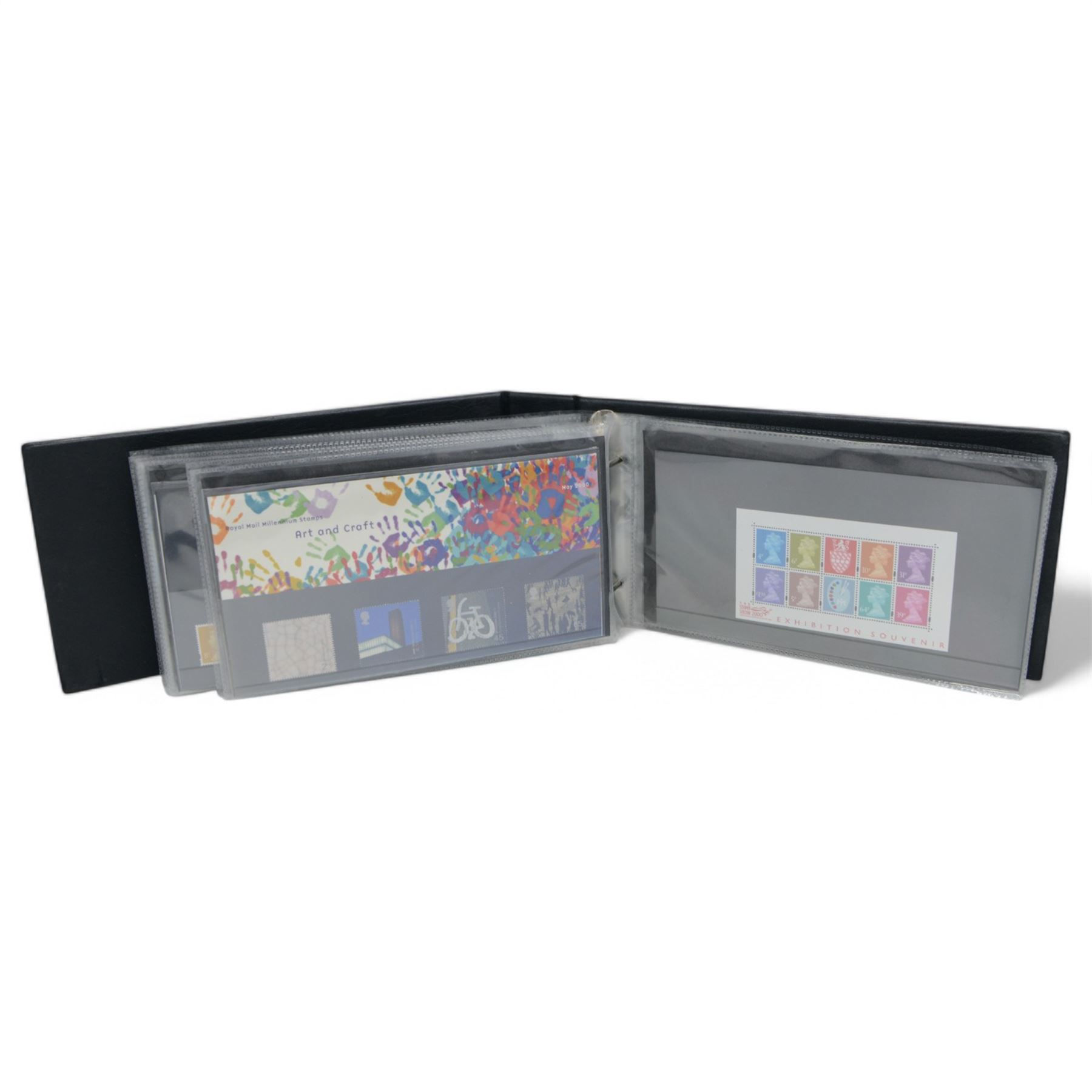 Mostly modern stamps, including Queen Elizabeth II unused commemorative and definitive decimal stamps in presentation packs and attached to pages, some used QEII stamps, various GB, Isle of Man and other stamps on covers etc