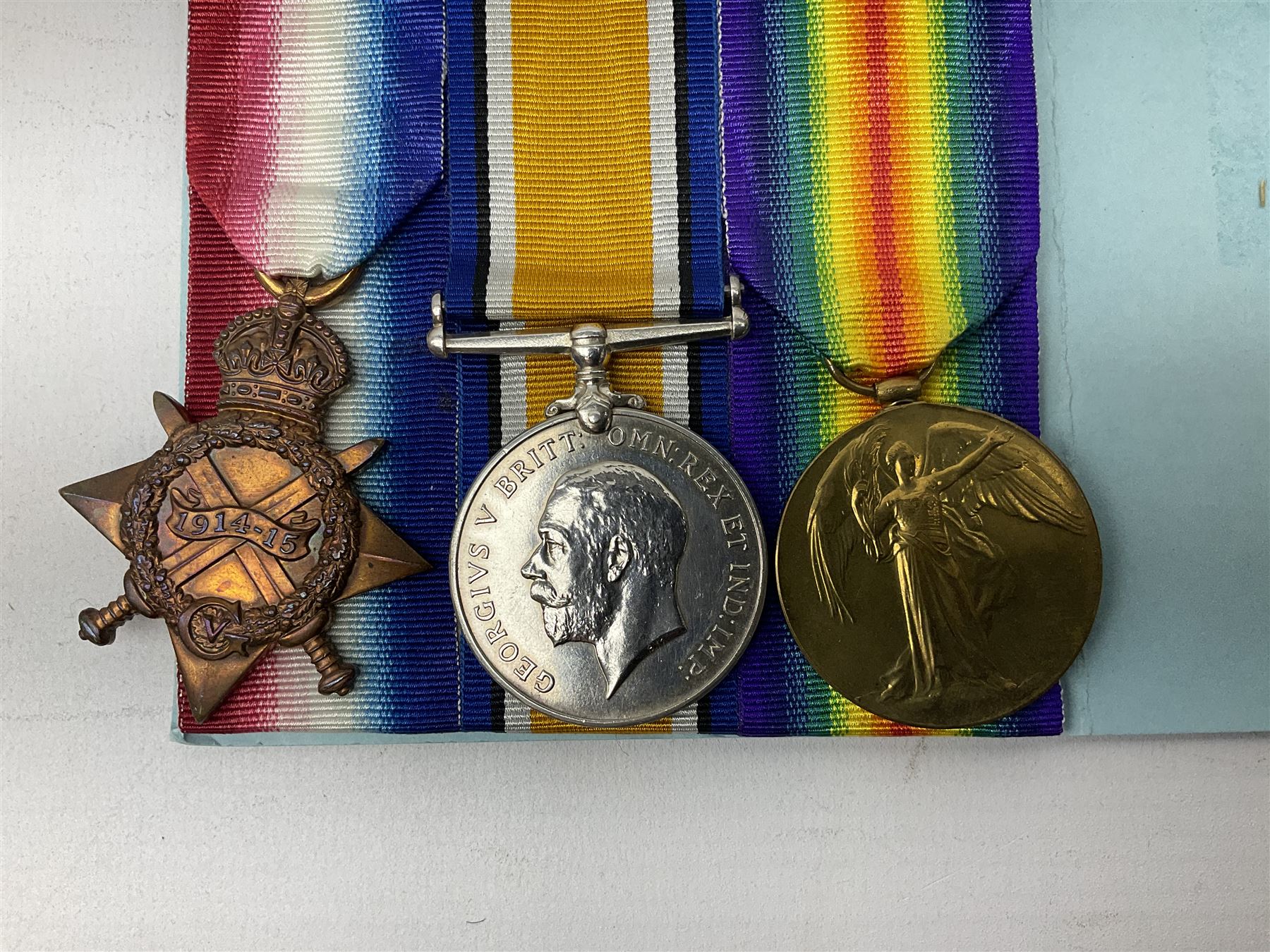 WW1 father and son medal groups comprising British War Medal and Mercantile Marine Medal awarded to Captain Allanson Hick and British War medal, 1914-15 Star and Victory Medal awarded to 1198 Pte. Allanson Hick E. York. R. with biographical information. N.B. Allanson Hick Jnr. of Hull was a celebrated architect and renowned marine artist being a founder member of the Society of Marine Artists (RSMA).