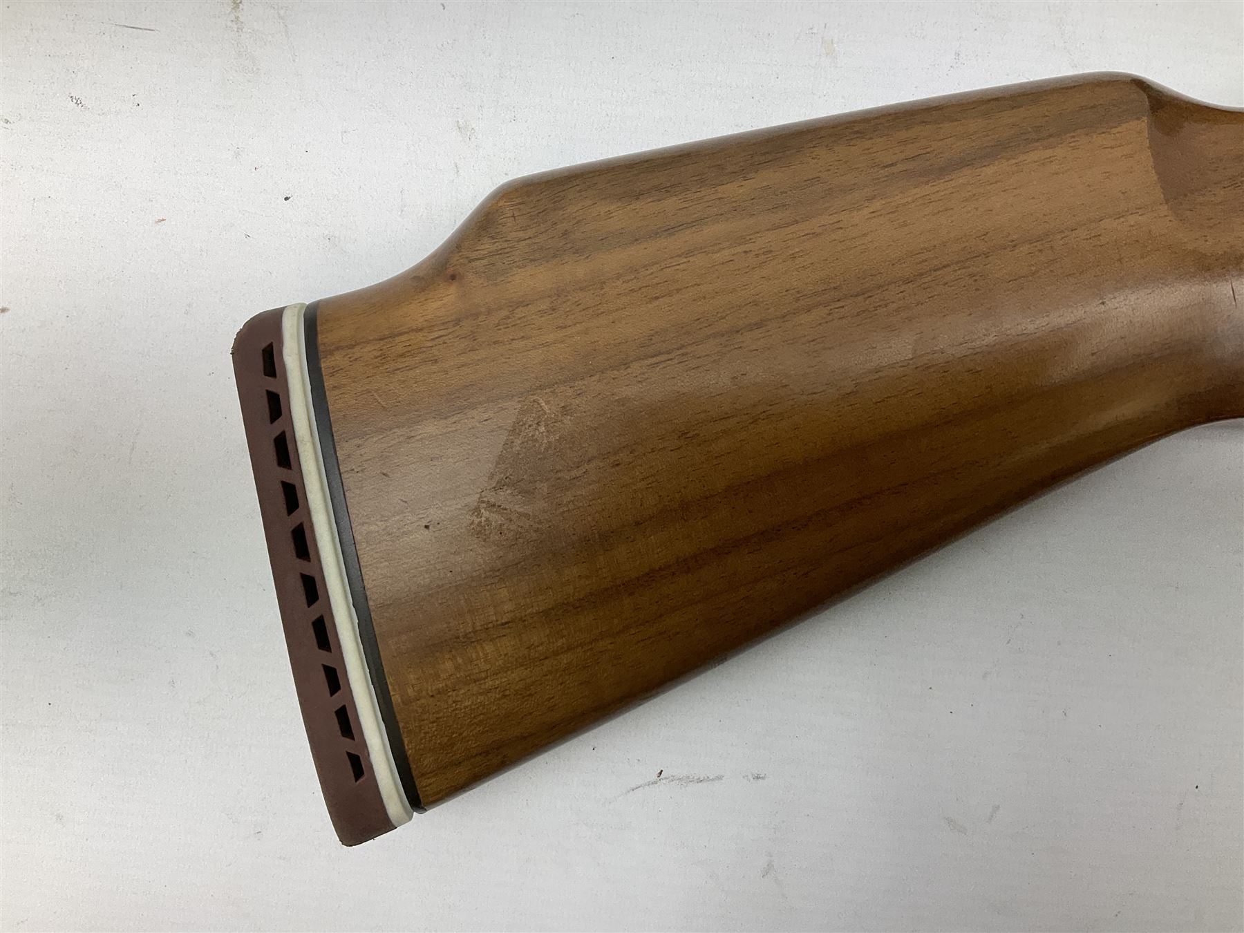 Hatsan Model 60S .22 air rifle with break-barrel action and Hawke 4 x 32 telescopic sight L115cm; in Field Sport fleece lined gun sling