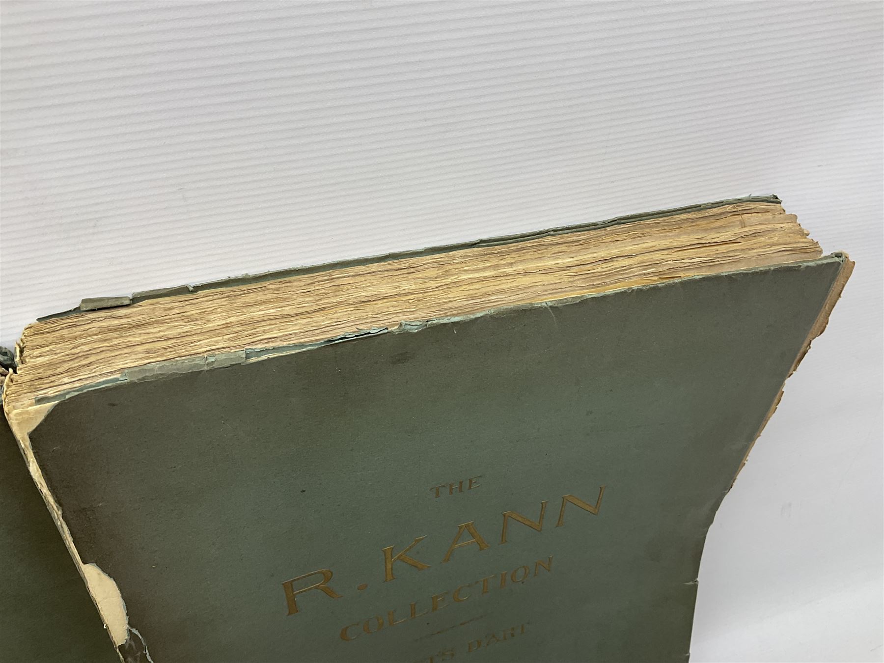 The R. Kann Collection, Objects D/Arts Vol I, Middle Age and Renaissance, and Vol II XVIIIth Century, together with The R. Kann Collection, Pictures, Vol I & Vol II, Paris, Charles Sedelmeyer 1907, photogravure plates