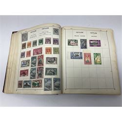 Great British and World stamps, including Australia, Austria, Belgium, Basutoland, Bermuda, Canada, Cape of Good Hope, Cayman Islands, Ceylon, Denmark, Egypt, Falkland Islands etc, Great Britain Queen Elizabeth II pre and post decimal with some mint, housed in various albums, folders and stockbooks