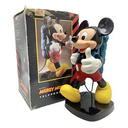 Novelty Mickey Mouse telephone, with original box