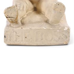 Ferdinand Blundstone 'The Boss' sculpture, signed reverso, H20cm