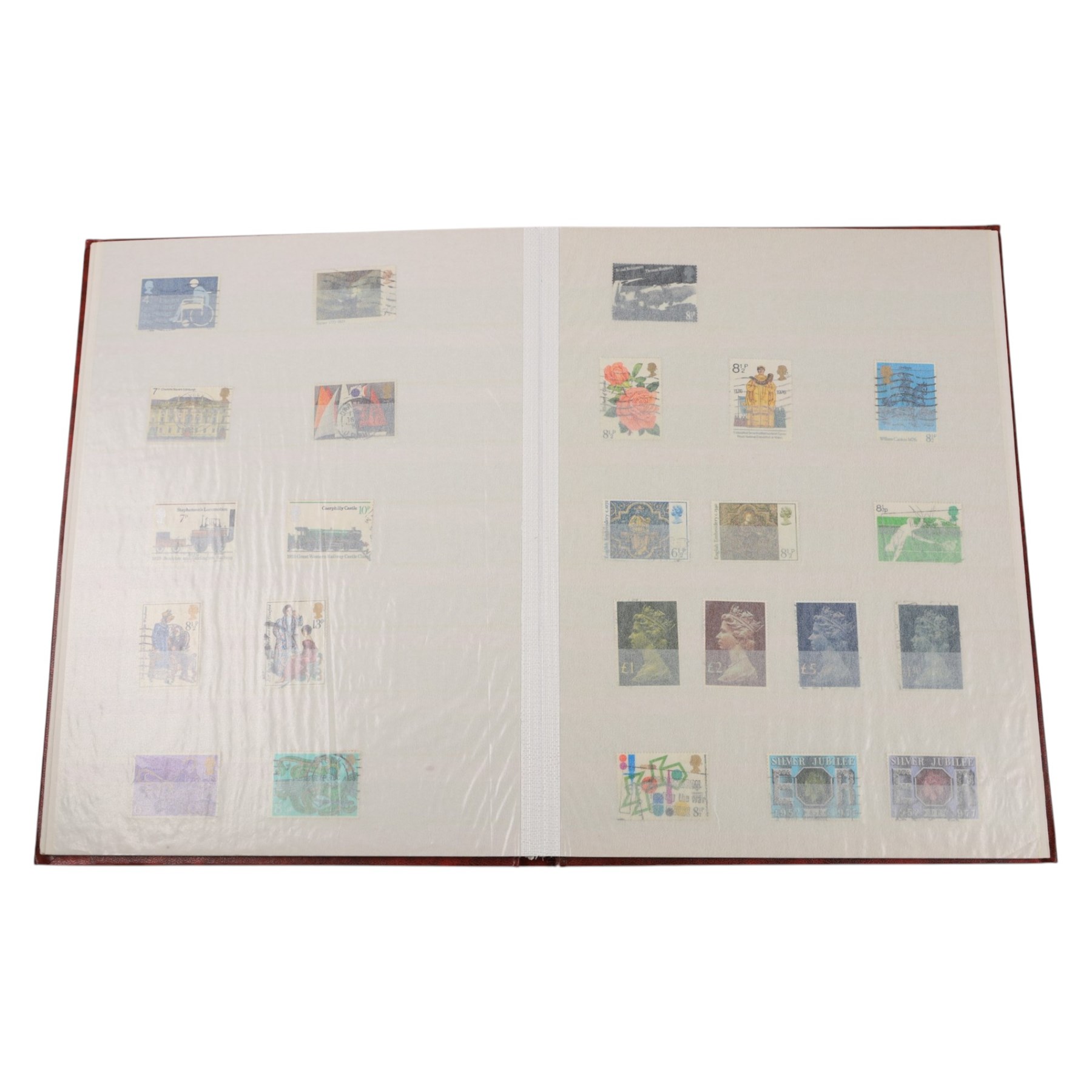 Great British and World stamps, in eight albums and loose