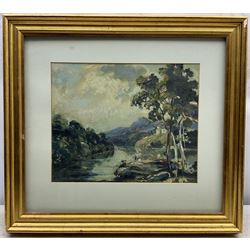 Joseph Alfred Terry (Staithes Group 1872-1939): 'The Old School', oil on card, titled and signed verso 26cm x 31cm