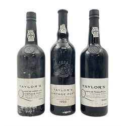 Taylors, 1984, 1992 and 1996, vintage po