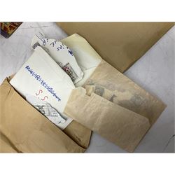 Great British and World stamps, including Queen Victoria and later, Lundy, Iran, Poland, Spain, USA etc, housed in albums and loose, in one box