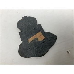 Limited edition Spode Green Howard's twin handled loving mug, no 205/300, with certificates, together with a Green Howards cased Tercentenary medal (1688-1988), cap badge and embroidered patch, largest H11.5cm