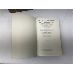 Leighton, G and Douglas. L.M: five volumes of The Meat Industry and Meat Inspection, together with Smeaton. O: Edinburgh and its Stories, illustrated by H.Railton and J.A.Symington  