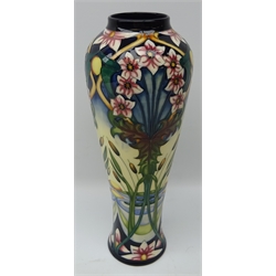  Large Moorcroft limited edition vase decorated in the Avon Water pattern by Rachel Bishop dated 2007, no. 33/200 H37cm   