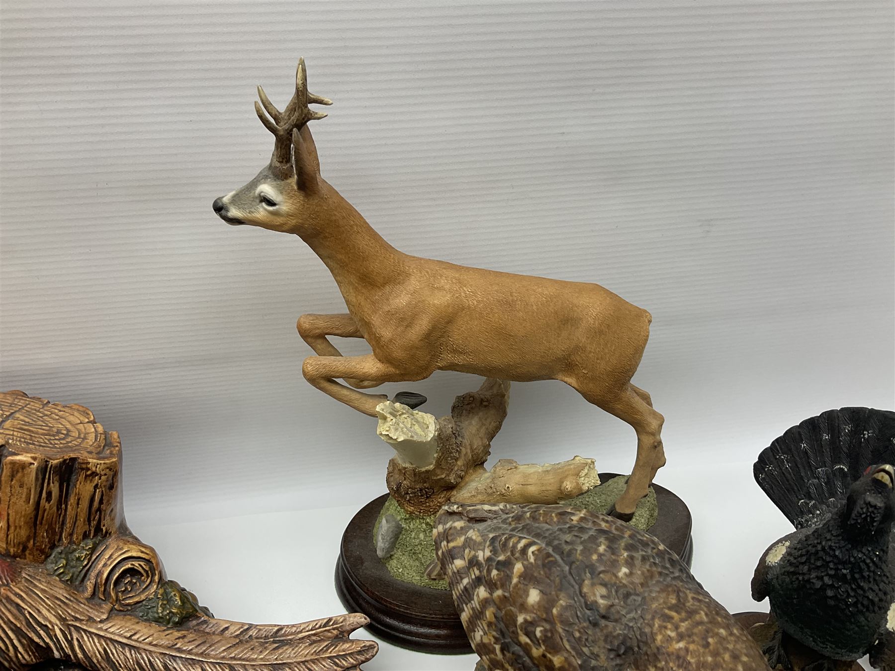 British wildlife, dogs and other animal figures, to include examples by Border Fine Arts, Teviotdale and David Hughes, etc