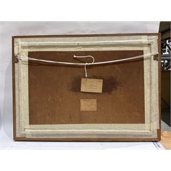 Joseph Appleyard (Yorkshire 1908-1960): Burnsall Church, oil on board signed 38cm x 58cm 