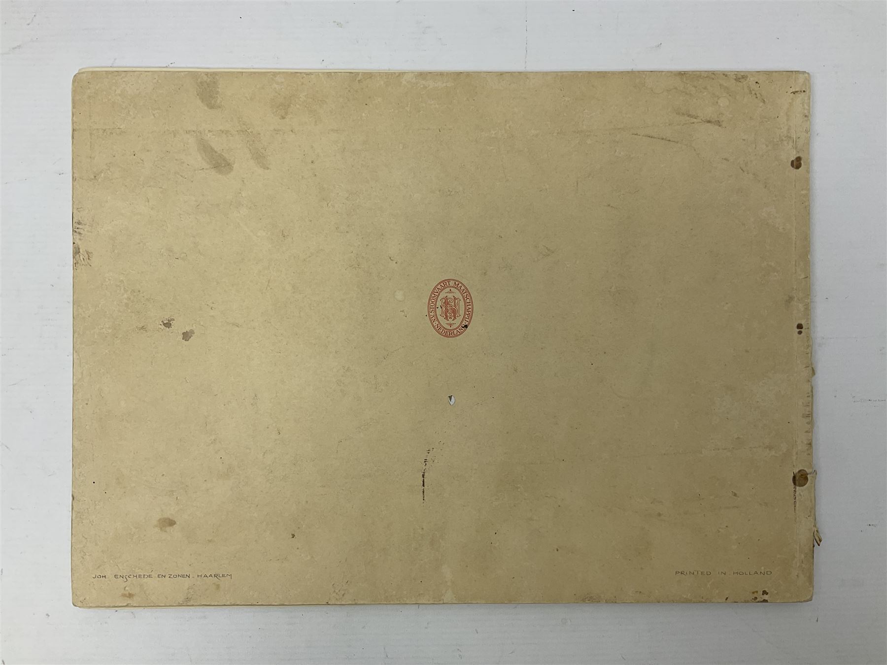 Jo Spier; To the East and Home Again A Traveller's Impressions, presented with the compliments of the Nederland line- royal dutch mail Amsterdam, circa 1930