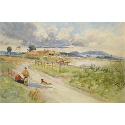 George Gray (Scottish 1880-1940): 'Old Tileworks', watercolour signed 24cm x 36cm