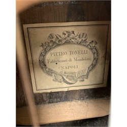 Pietro Tonelli Napoli acoustic guitar in carrying case