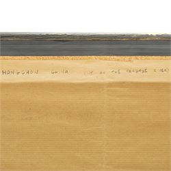 Workshop of Du Jinsheng (Chinese 1897-1943): 'Panorama of Inner West Lake Hangzhou', early 20th century woven silk panel, together with another similar 'Panoramic View of Kunming Lake - Summer Palace', by the Chi Won Lit Weaving Company, Shanghai, housed in matching ebonised frames 24cm x 120cm (2)
