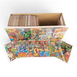 Collection of Marvel Bronze Age and later 'Fantastic Four' comic books, spanning years 1970-1980, comprising an incomplete run of issues between #101-#260, annuals and special editions