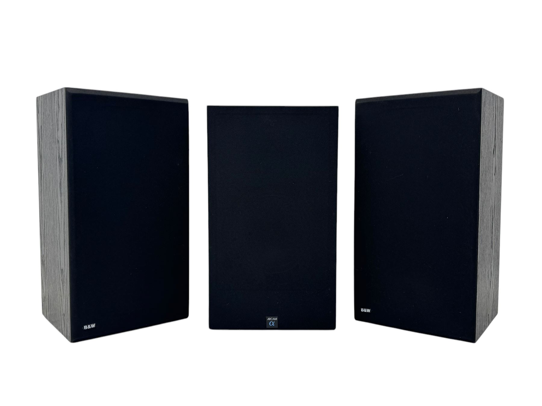 Wharfedale VALDUS 100SE speaker; MISSION speaker; pair of B&W DM10 speakers; pair of ARCAM 'Alpha' speakers