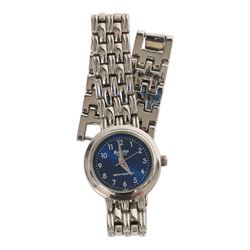 9ct gold cross and wedding band, together with a silver ring, gilt ring and two wristwatches