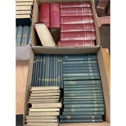 Large collection of law books, to include The All England Law Reports, Journal of Planning and Environment Law, Chambers Encyclopaedia, etc, in sixteen boxes 