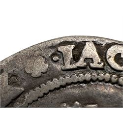 James I Irish 17th century silver one shilling coin