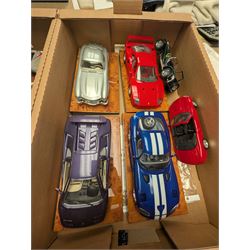 Collection of die-cast vehicles, including Crestley Collection, Bburago, Limited Edition Oxford Die-Cast and sealed Matchbox examples, some boxed