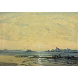 Hirst Walker (Staithes Group 1868-1957): 'Sunset in the Hebrides', watercolour signed 49cm x 69cm
Provenance: from the estate of Ian Hirst Walker, the artist's great nephew. These have never been on the market before