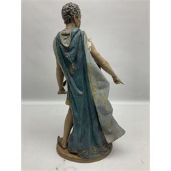 Lladro Gres figure, Othello, modelled as a man in period dress, with original box, no 13510, sculpted by Salvador Furio, year issued 1978, year retired 1981, H47cm