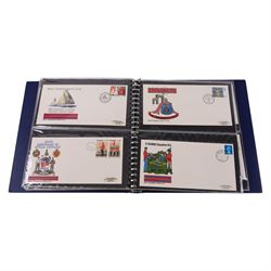 Great British and World stamps, first day covers, etc, in three boxes