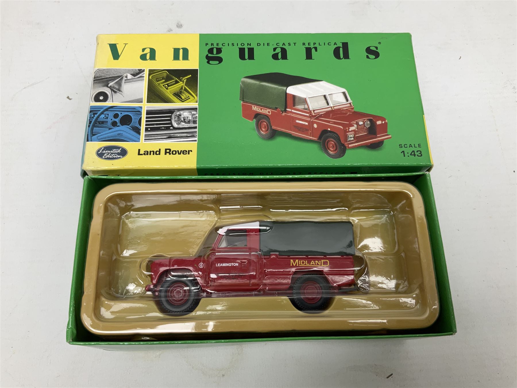 Twenty Lledo Vanguards die-cast models, mostly 1:43 scale including four 1950's - 1960's Classic Commercial Vehicles, seven Limited Editon, three Special Limited Editon, three Exclusive Members Diecast Models and three others (20)