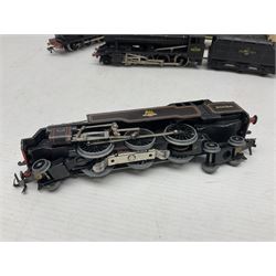 Hornby Dublo - 2-rail - Class 8F 2-8-0 locomotive No.48109 in BR black; Class R1 0-6-0 tank locomotive No.31337 in BR black; and Met-Vic Diesel Co-Bo locomotive No.D5702 in BR green; together with 3-rail Class 4MT Standard Tank 2-6-4 locomotive No.80054 in BR black; three unassociated boxes and one unboxed (4)