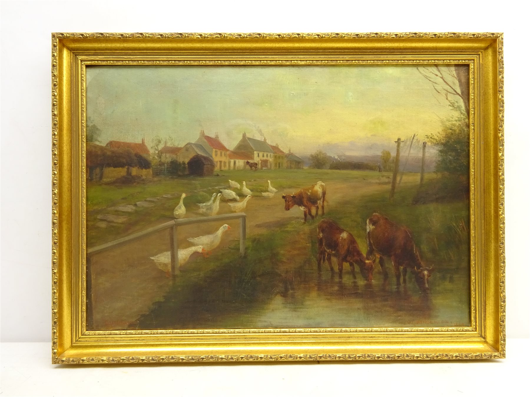 William Henderson of Whitby (British 18441904) 'Goathland' Village