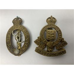 Twenty-seven military metal cap badges including Royal tank Corps, Reconnaissance Corps, Royal Armoured Corps, Royal Corps of Signals, Womens Army Auxiliary Corps, Queen Mary's Army Auxiliary Corps, Auxiliary Territorial Service,  Royal Engineers, REME, Army physical Training Corps etc 