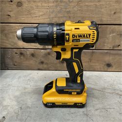 DeWalt DCD778 18V combi brushless cordless drill, with 2 x batteries, charger and hard case