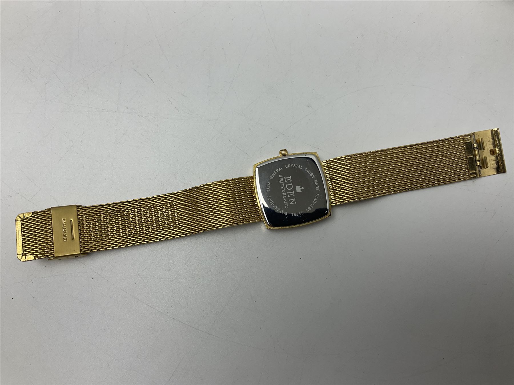 Wristwatch Elgin USA Credit Suisse 999.9 Fine Gold Ingot 1g