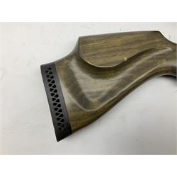 Air Arms S400F Carbine bolt-action .22 multishot air rifle, pump-up action, adjustable trigger, fitted with sound moderator and Nikko Stirling Mountmaster 3-9 x 50 telescopic sight, complete with stirrup type pump, pressure gauge etc, serial no.135456, L106cm; in gun sling