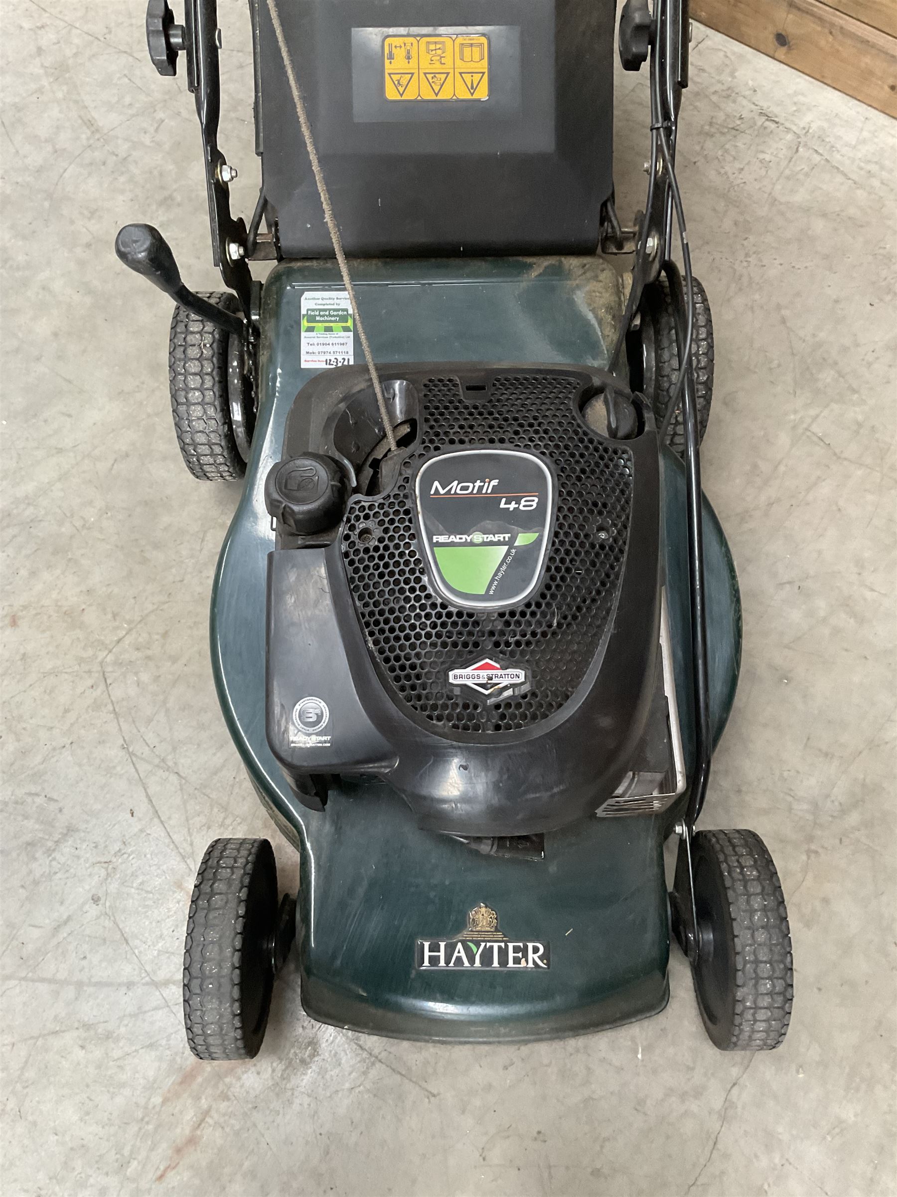 Hayter Motif 48 lawn mower 