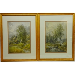  'Strathspey' and 'Beehive Glenfinlass', two early 20th century watercolours signed by G. Alexander 50cm x 34.5cm (2)  
