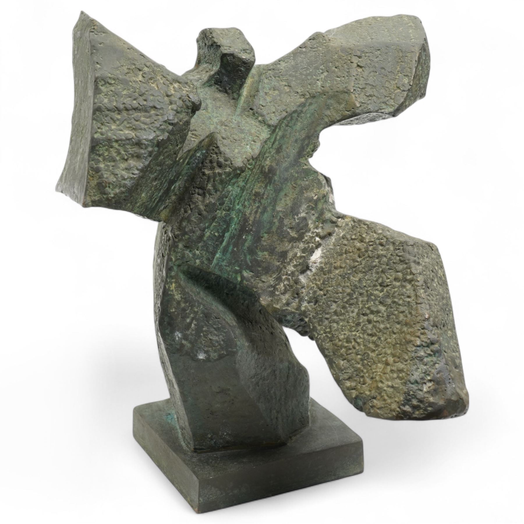 Ju Ming (Taiwanese 1938-2023): 'Taichi Series', bronze figural sculpture with arms and one leg outstretched, signed and numbered 1/20 to the back, with associated book and exhibition viewing card, W31cm H35cm
Provenance: Ju Ming exhibition, Browse & Darby, Cork Street London, 1991