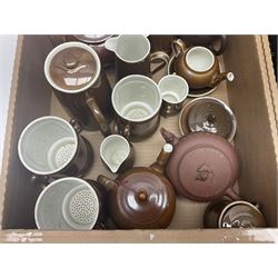 Cased canteen of cutlery, together with set of fish flatware, French teawares etc, in two boxes 