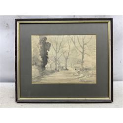 David R Anderson (British 1884-1976): 'First Light' 'Thorpe' and 'North Yorkshire Farmstead', set of three watercolours signed, titled verso max 35cm x 45cm (3)