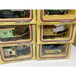Fifty-two 1980's Days Gone/ Lledo die-cast models including Horse and Carts, all boxed (52)